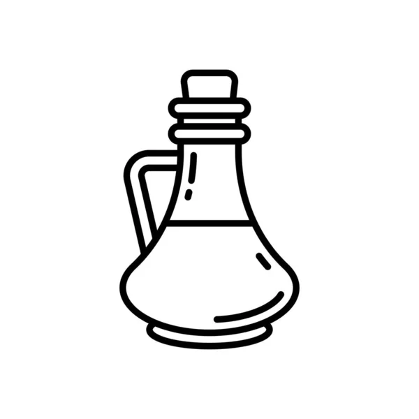 Vinegar Icon Vector Logotype — Stock Vector
