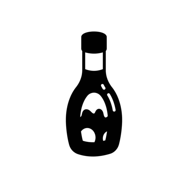 Salladsklänning Ikon Vektor Logotyp — Stock vektor