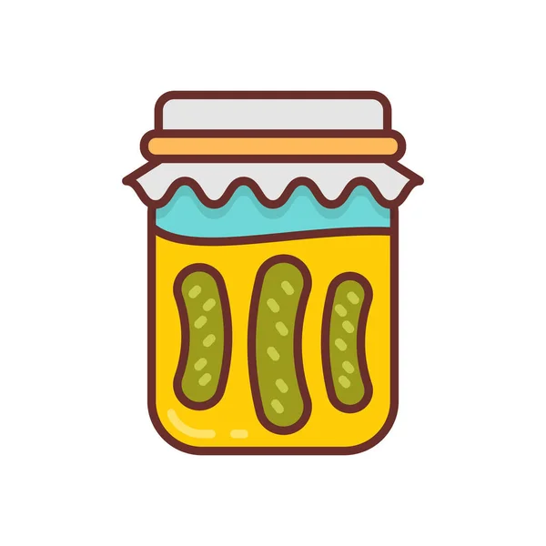 Pickles Symbol Vektor Logotyp — Stockvektor