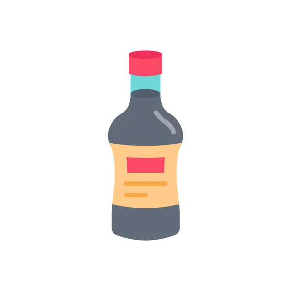 Worcestershire Icône Sauce Dans Vecteur Logotype — Image vectorielle