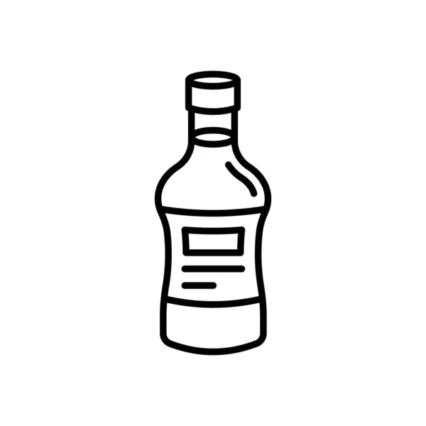 Worcestershire Sauce Ícone Vetor Logotipo — Vetor de Stock