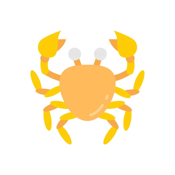 Icône Crabe Vecteur Logotype — Image vectorielle