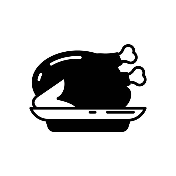 Icona Della Turchia Nel Vettore Logotipo — Vettoriale Stock