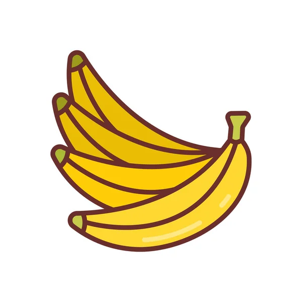 Піктограма Бананів Векторі Логотип — стоковий вектор