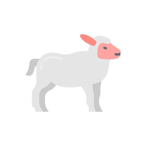 Lamb Icon Vector Logotype — Stock Vector