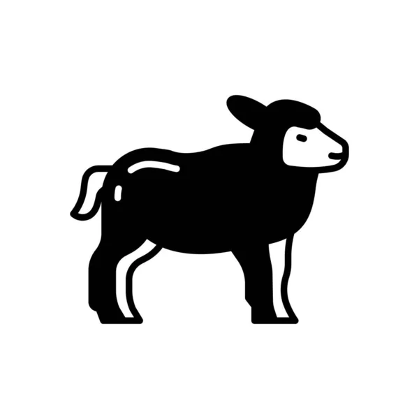 Vektör Olarak Kuzu Simgesi Logotype — Stok Vektör