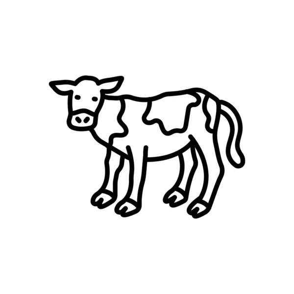 向量中的小牛肉图标 标识类型 — 图库矢量图片
