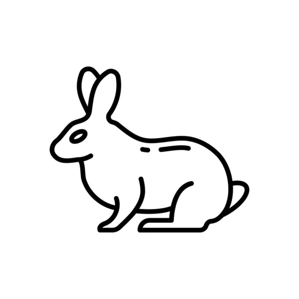 Vektör Olarak Tavşan Simgesi Logotype — Stok Vektör