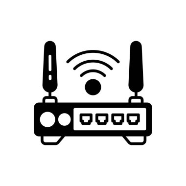 Nesnelerin İnterneti simgesi vektörde. Logotype