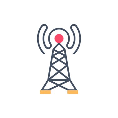 Kablosuz güç iletim simgesi vektörde. Logotype