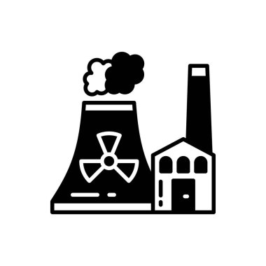 Füzyon Enerjisi simgesi vektörde. Logotype