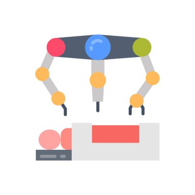 Vektör olarak müdahale etmeyen cerrahi ikonu. Logotype