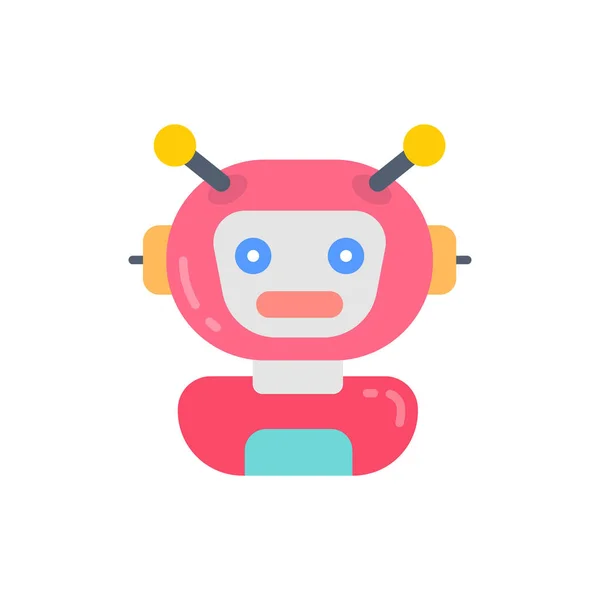 Robot Ikonu Vektörde Logotype — Stok Vektör