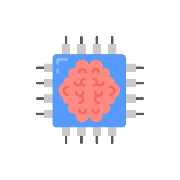 Artificial Intelligence Icon Vector Logotype — Stock Vector