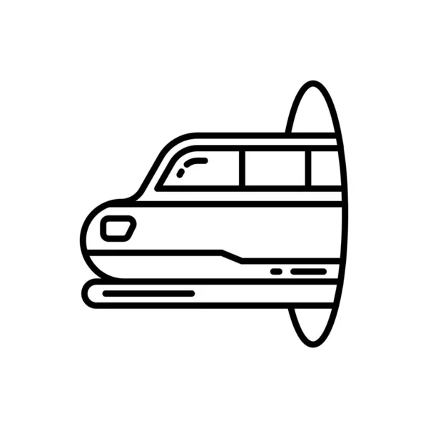 Icono Hiperbucle Vector Logotipo — Vector de stock