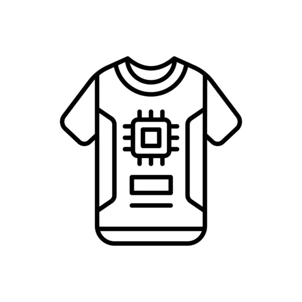 Akıllı Kumaş Simgesi Logotype — Stok Vektör