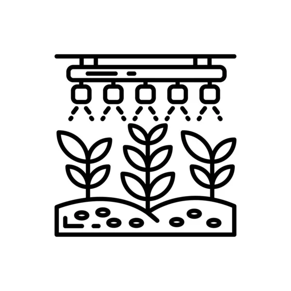 Ikona Smart Agriculture Vektoru Logotyp — Stockový vektor
