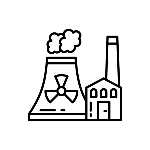 Ícone Energia Fusão Vetor Logotipo —  Vetores de Stock