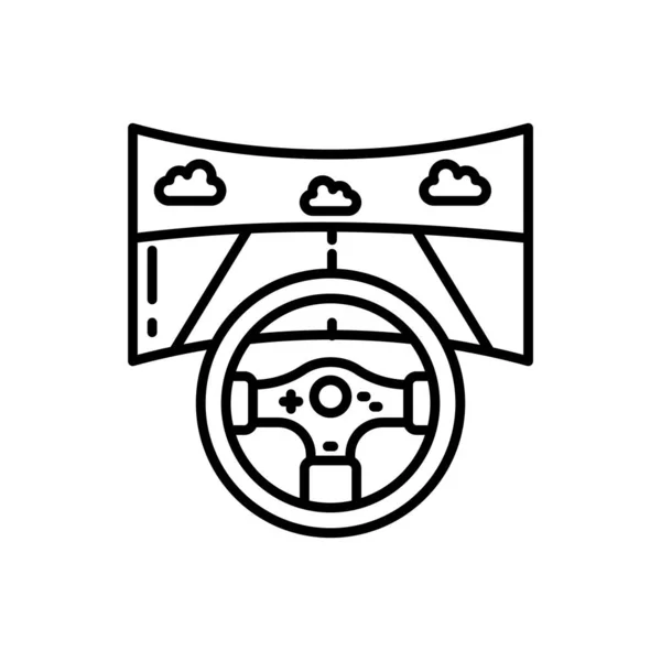 Games Simgesi Vektör Cinsinden Logotype — Stok Vektör