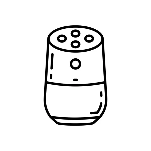 Icône Périphérique Activé Par Voix Dans Vecteur Logotype — Image vectorielle
