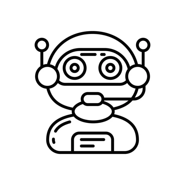 Προηγμένο Εικονίδιο Βοηθού Τεχνητής Νοημοσύνης Λογότυπο — Διανυσματικό Αρχείο