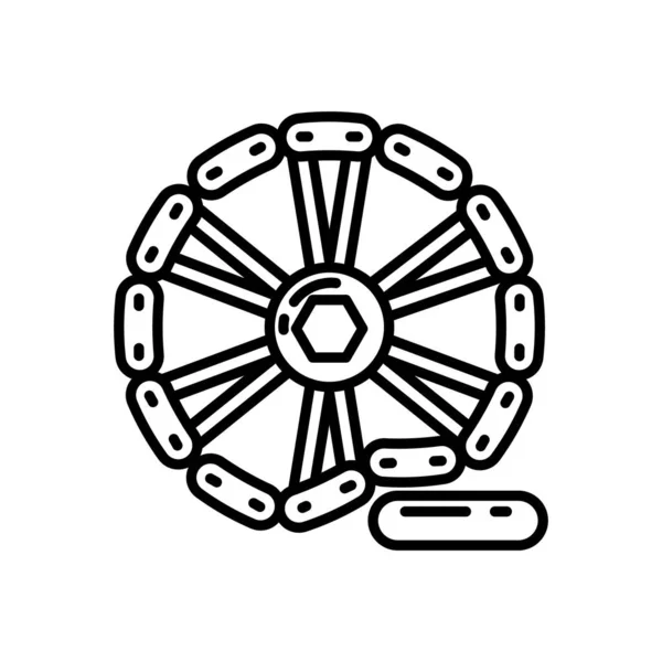 stock vector Adaptive Wheel icon in vector. Logotype