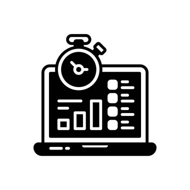 İzleme simgesi vektöründe. Logotype