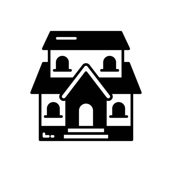 Icona Della Casa Nel Vettore Logotipo — Vettoriale Stock