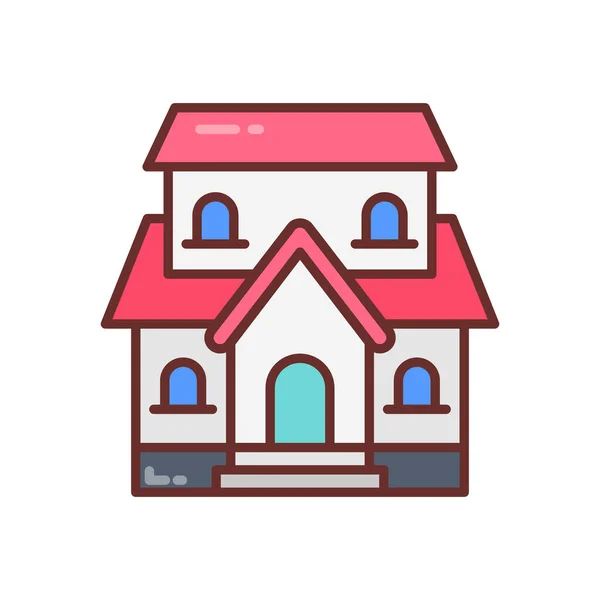 Значок Дома Векторе Логотип — стоковый вектор