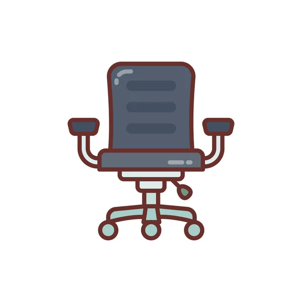 Office Chair Icon Vector Logotype — Stock Vector