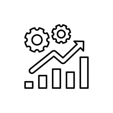 Vektör verimlilik simgesi. Logotype