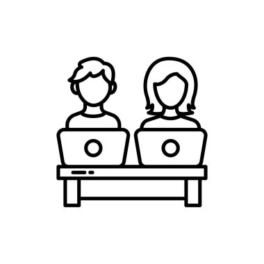 CO vektör simgesi olarak çalışıyor. Logotype