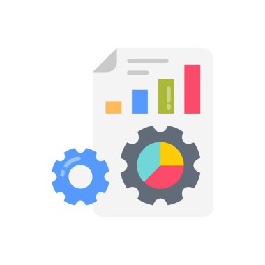 Veri Yönetimi simgesi vektörde. Logotype