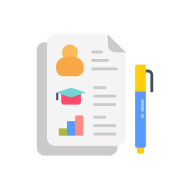 Vektör simgesine devam et. Logotype