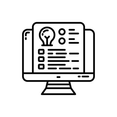 Vektör olarak bilgilendirme simgesi. Logotype