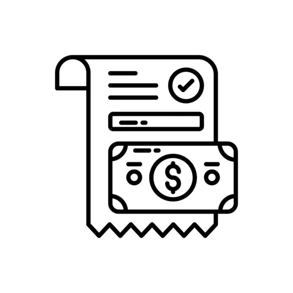 Εικονίδιο Τιμολογίου Διάνυσμα Λογότυπο — Διανυσματικό Αρχείο