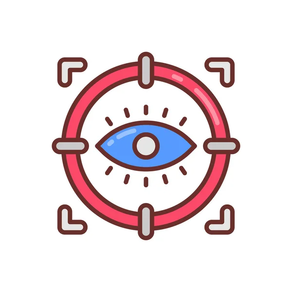 Restez Focalisé Icône Dans Vecteur Logotype — Image vectorielle