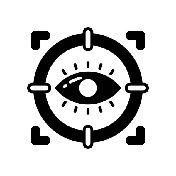 Оставайтесь Сфокусированным Значком Векторе Логотип — стоковый вектор