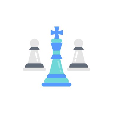 Strateji oyunları ikonu. Logotype