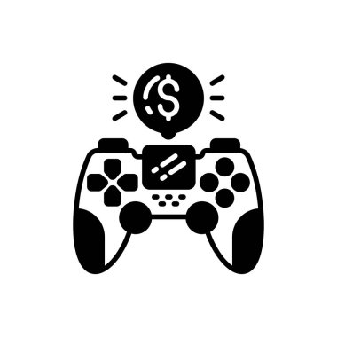 Esports simgesi vektörde. Logotype