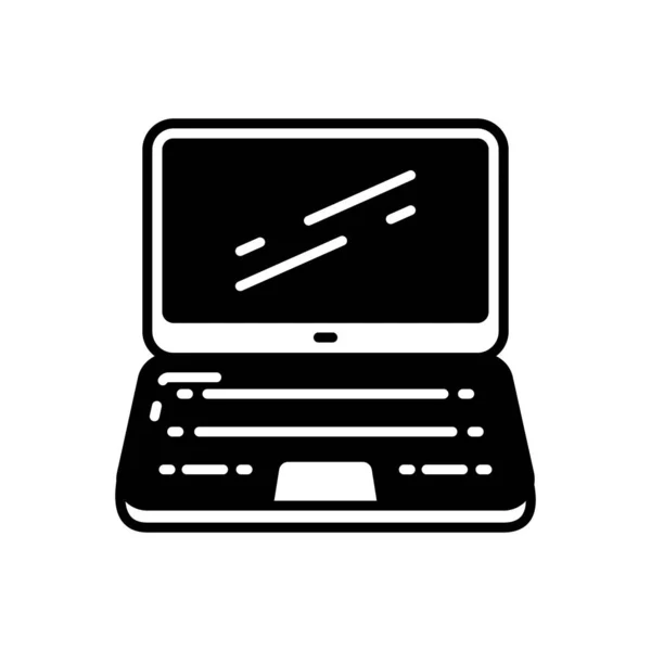 Esports Dizüstü Bilgisayar Ikonu Logotype — Stok Vektör