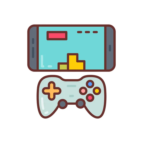 Esports Mobile Gaming Icon Vector Logotype — Stock Vector