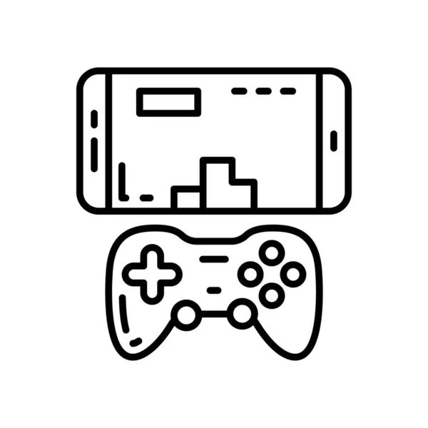 Esports Mobil Gaming Ikon Vektor Logotype – Stock-vektor