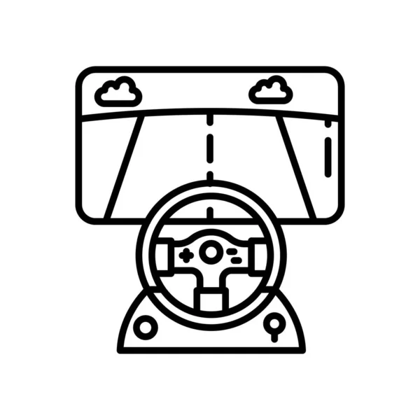 Esports Icône Jeux Dans Vecteur Logotype — Image vectorielle