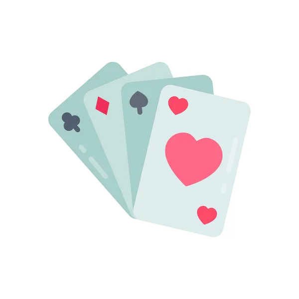 Εικονίδιο Παιχνιδιών Καρτών Διάνυσμα Λογότυπο — Διανυσματικό Αρχείο