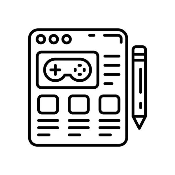 Esports Content Creators Symbol Vektor Logotyp — Stockvektor
