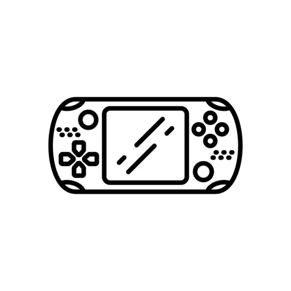 Videospiele Symbol Vektor Logotyp — Stockvektor