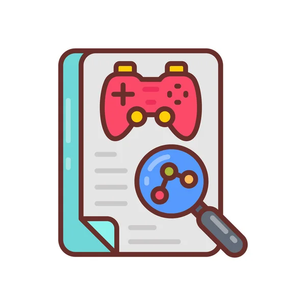 Esports Αναλυτές Εικονίδιο Στο Διάνυσμα Λογότυπο — Διανυσματικό Αρχείο