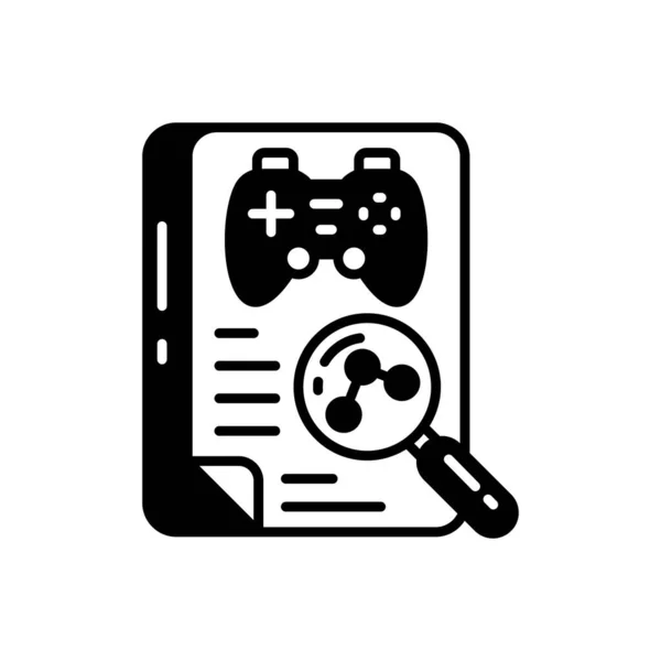 Esports Analystes Icône Dans Vecteur Logotype — Image vectorielle