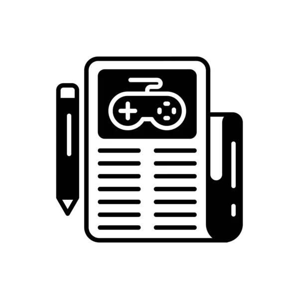 Иконка Esports News Векторе Логотип — стоковый вектор
